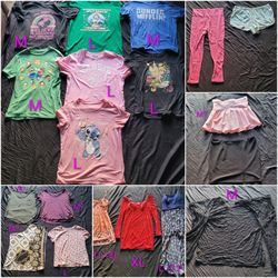 (25 Pieces) M-XXXL Women's Clothes (Dresses, Skirts, Bottoms, T Shirts, Tops)