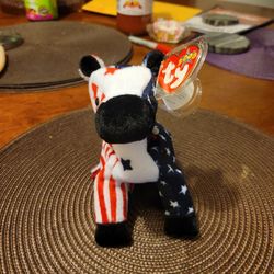 TY 2000 The Beanie Babies Lefty The Donkey 