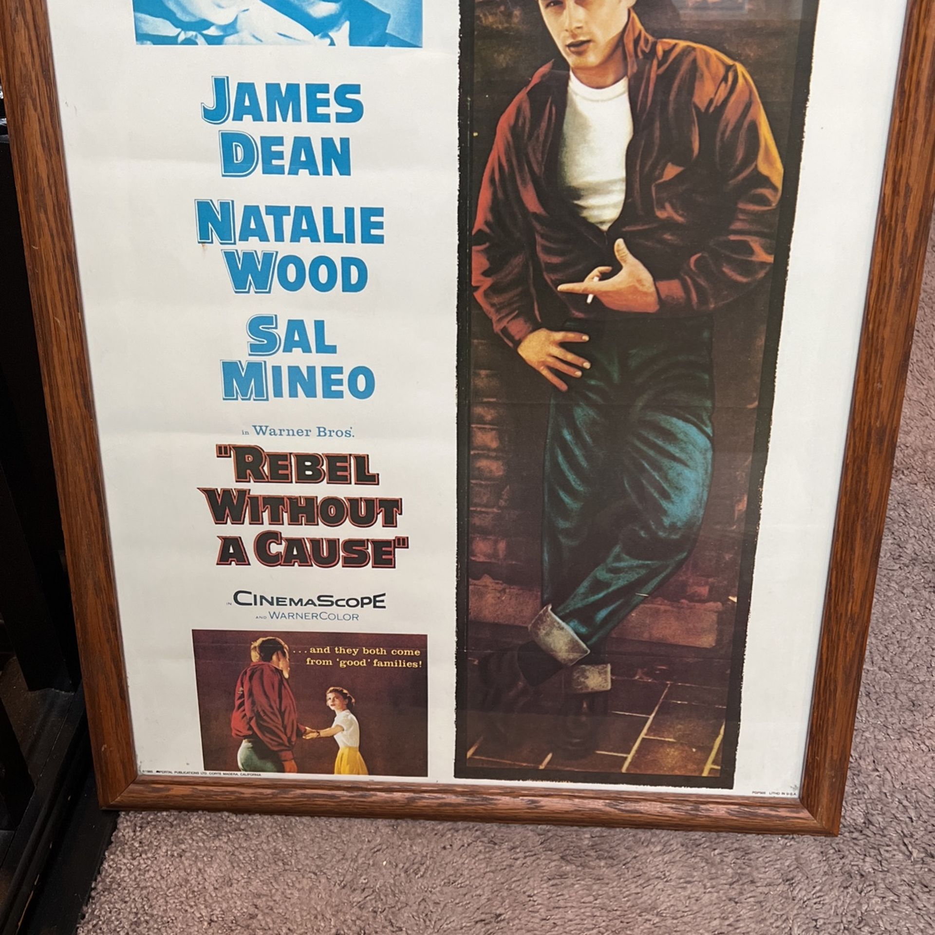 James Dean & Natalie Wood Poster