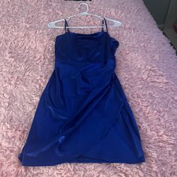 Blue Hoco Dress