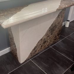 Elegant Marble Entry Table