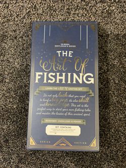 New in Box The Art of Fishing Gentleman's Series Set Details: Set Contains Extendable Rod, Reel, Float, Fishing Line, 3 Hooks and Instructions Sheet
