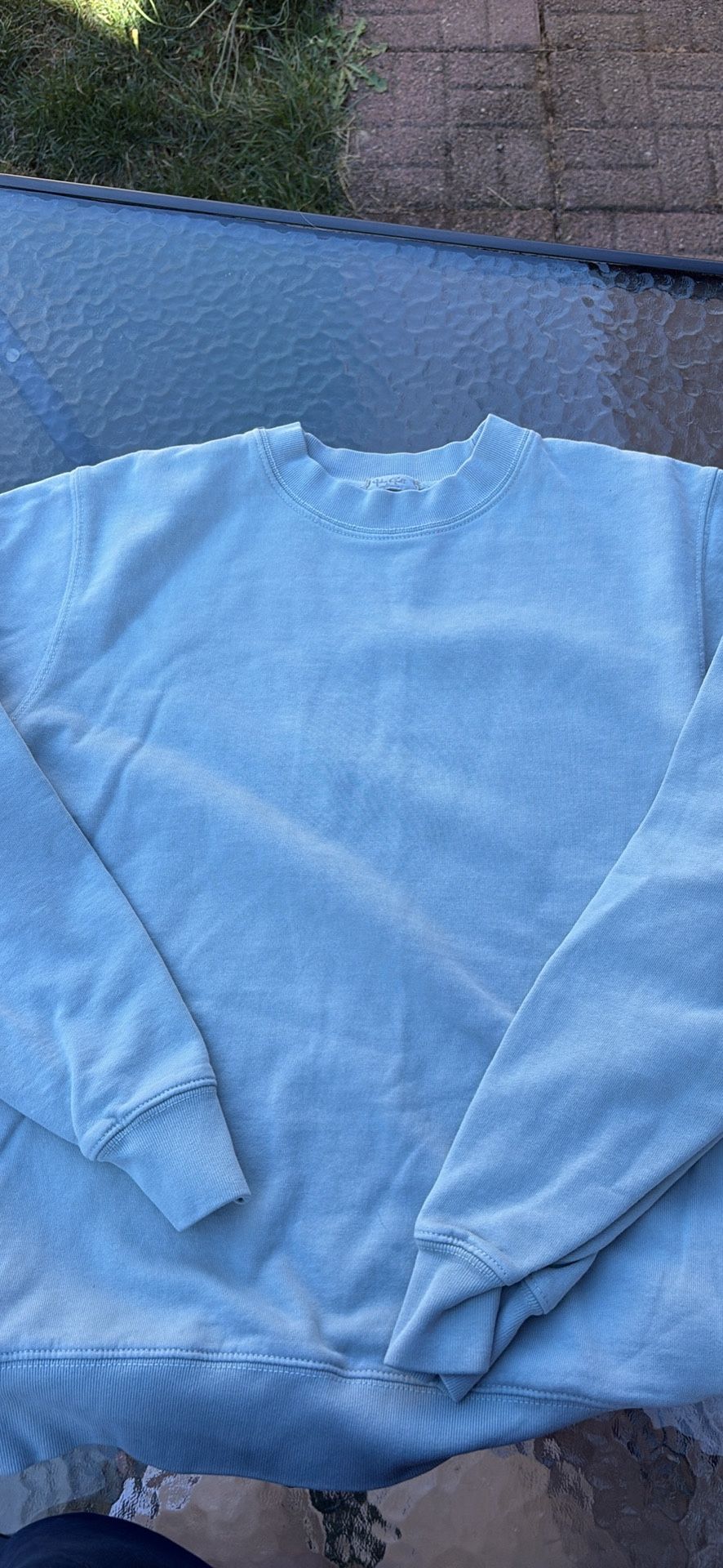 Brandy Melville Sage Green Crewneck Sweatshirt – One Size