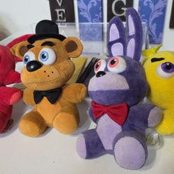 Fnaf Plushies Og Set 2016
