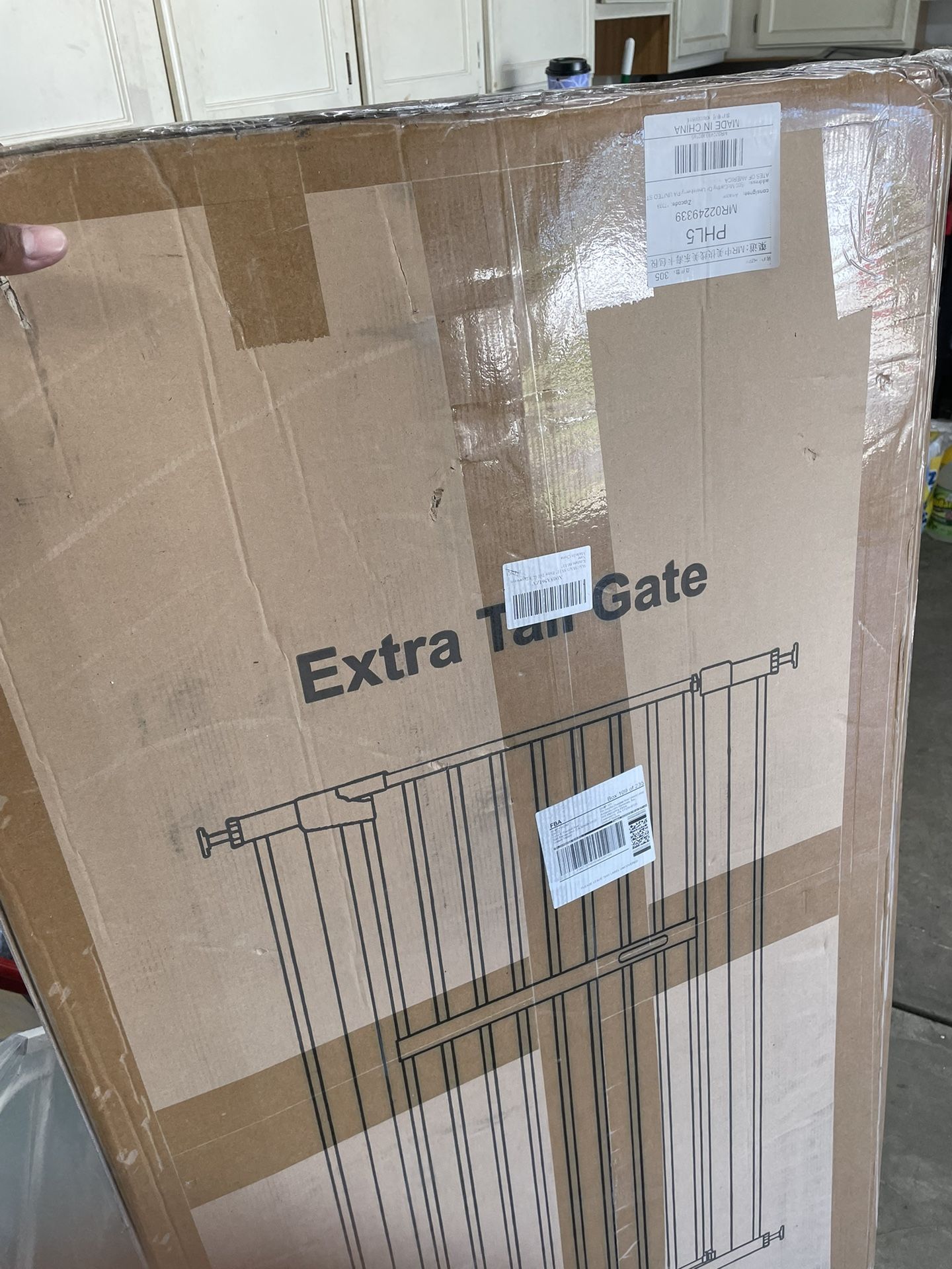 Extra Tall Gate( White )