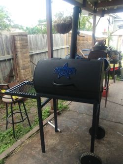 Heavy duty bbq pit