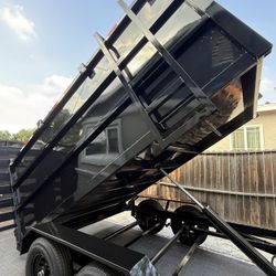 NEW HYDRAULIC LIFT DUMP TRAILER with Smooth Walls 