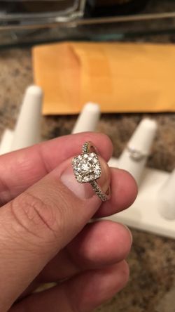 14k diamond ring