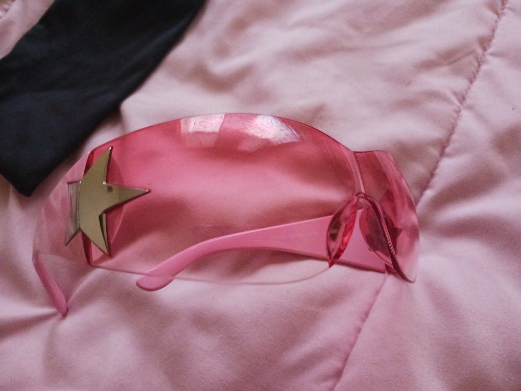 Pink Transparent Sunglasses ☆☆