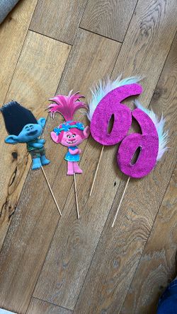 Trolls Birthday Decore - FREE