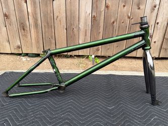 CULT BMX Chase Hawk Frame & Fork GREEN