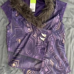 Disney Zombies 3 Willa Werewolf Costume - Size M - 8 - Good condition. Fur collar velcro vest and matching pants 