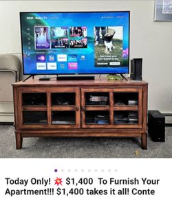Today Only! 💥 $1,400 To Furnish Your Apartment!!! $1,400 takes it all! Contemporary sofa