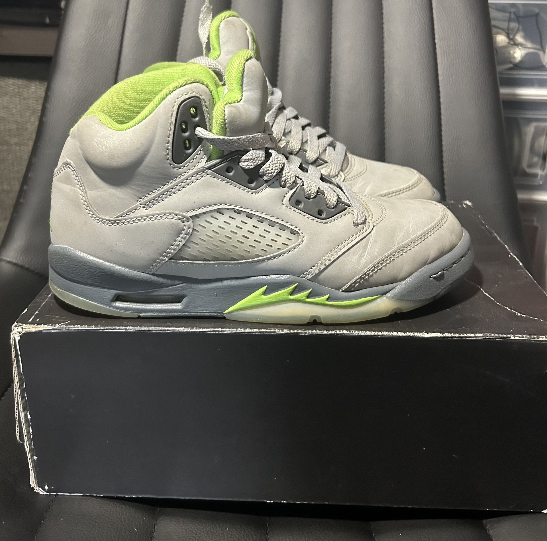 jordan 5 green bean
