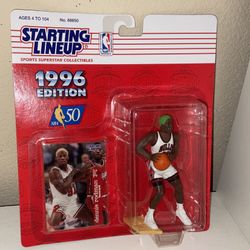 Dennis Rodman 1996 KENNER STARTING LINEUP NBA BASKETBALL GREEN HAIR BULLS New in original Package with Card included 50th anniversary