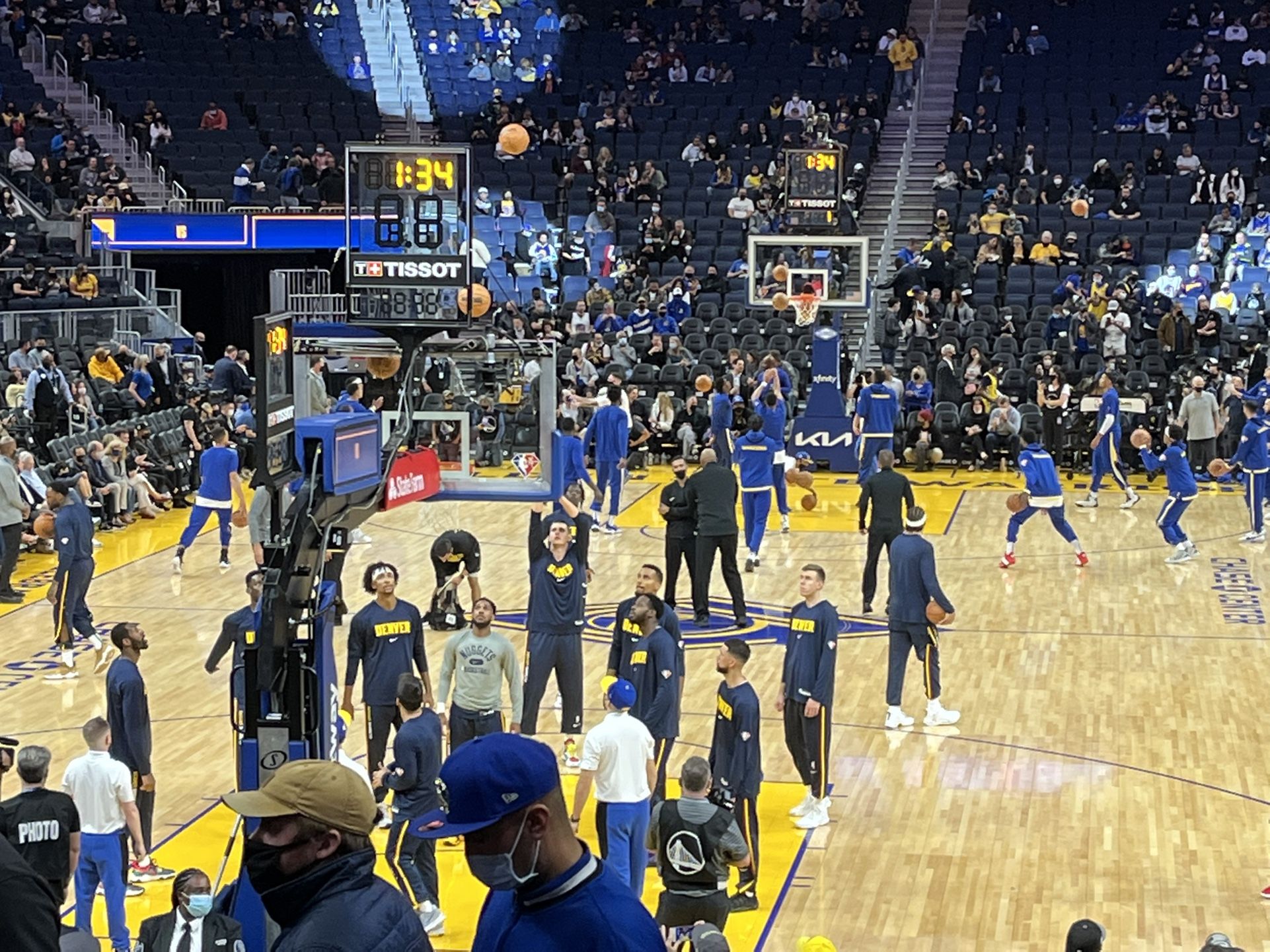 Warriors Tix Lower Level Row 10