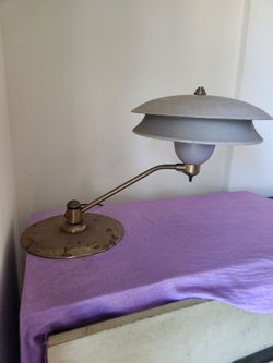 Vintage Style Tiered Desk Lamp, Adjustable Arm - Mid-Century Modern