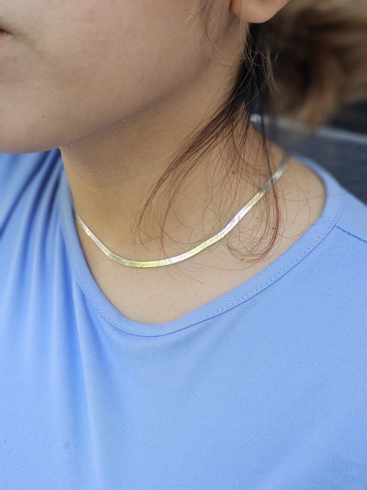 Women's Choker , 15 inch New 925 Italy Silver
Gargantilla de Mujer de Plata 15" New