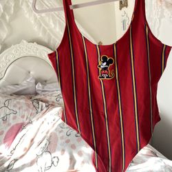 Mickey Mouse  X Forver21 Bodysuit 