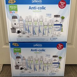 Dr. Browns All in One Anti Colic Baby Bottle & Bottle Warmer Newborn Gift Set