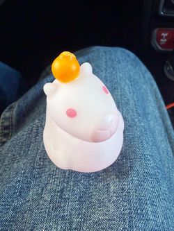 Cute Capybara Squishy Toy with Orange
