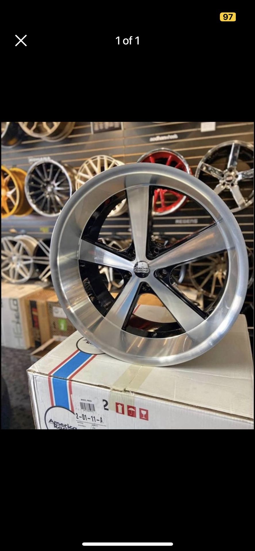 22x9 22x11 5x127 American Racing Wheels