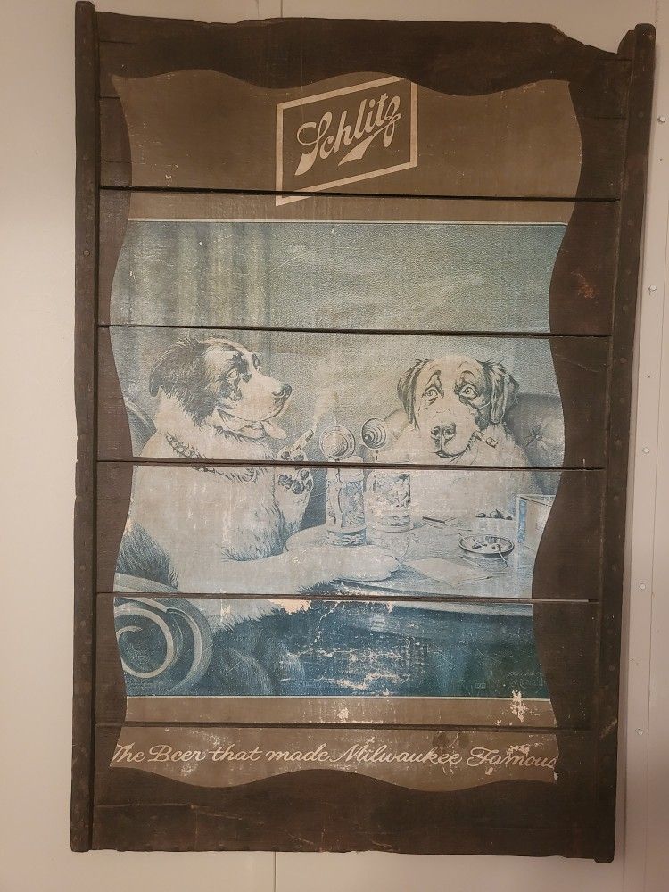 Schlitz TAVERN ADVERTISEMENT 