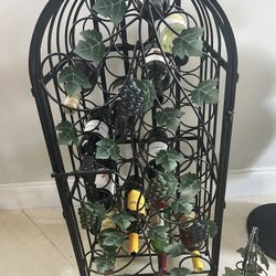 Italian Theme Wine Rack