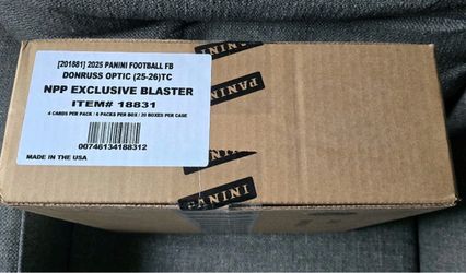 2025 Panini Donruss Optic Football Blaster Box Sealed Case