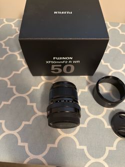 Fujifilm XF 50mm f/2 R WR Lens - Black (Weather Sealed)