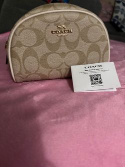 Coach Signature Cosmetic Pouch