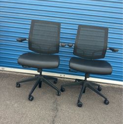 SitOnIt Seating mesh back leather seat office chairs
