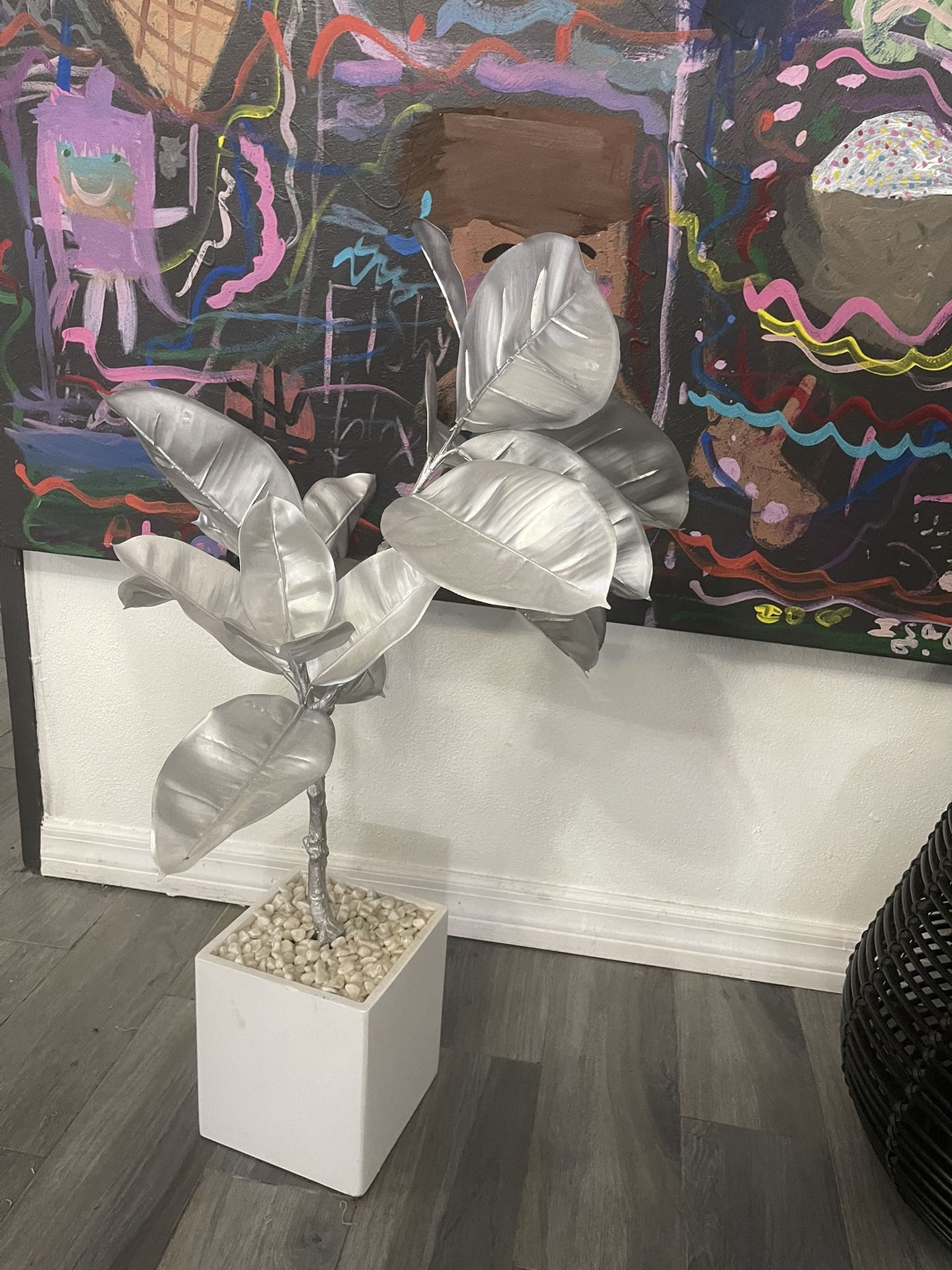 Z Gallerie Silver And White Plant for Sale in Tamarac, FL OfferUp