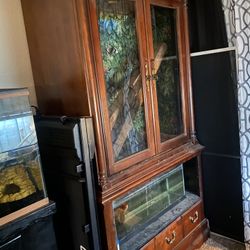 Reptile Cage 1/2 Land 1/2 Water 