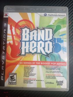 Band Hero, 65 songs including Taylor swift PS3