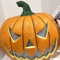 LED Halloween Pumpkin w/sound & Multi Color 