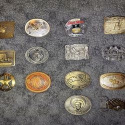 14 Belt Buckles 