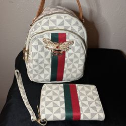 Super Cute Bag And Wallet Set