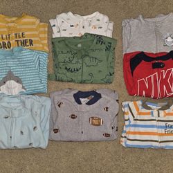 Baby Boy Clothes Size 6 Months Bundle of Pajamas