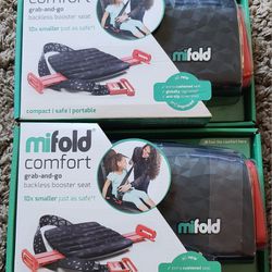 Mifold Comfort Grab And Go Backless Booster Seat