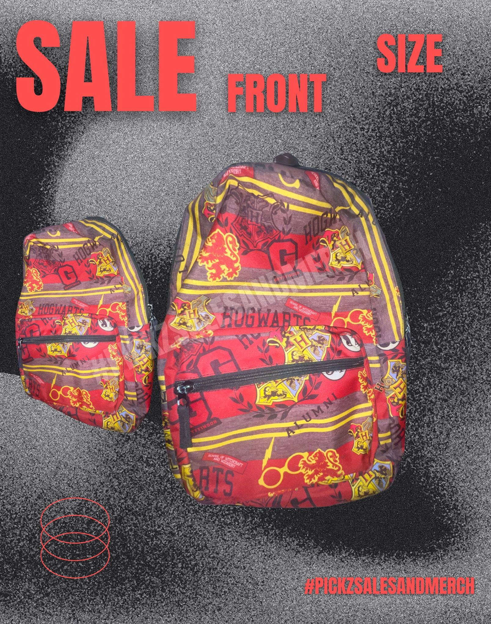 HARRY POTTER HOGWARTS BOOK BAG