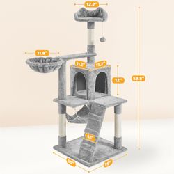 54 in Cat Kitten Condo Tree House