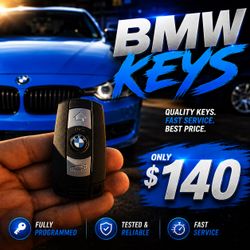 BMW KEY - Fits E60 E90 3 5 6 7 1X5 X6 Series M3 M5