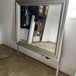 Mirror For Long Dresser 