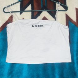 White Tank Crop Top 