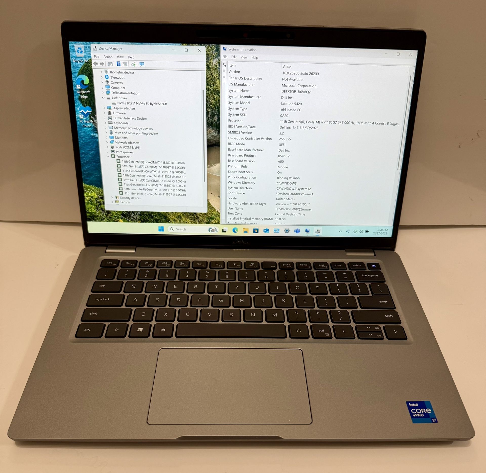 Dell Latitude 5420 i7-1185G7 512GB SSD 16GB RAM