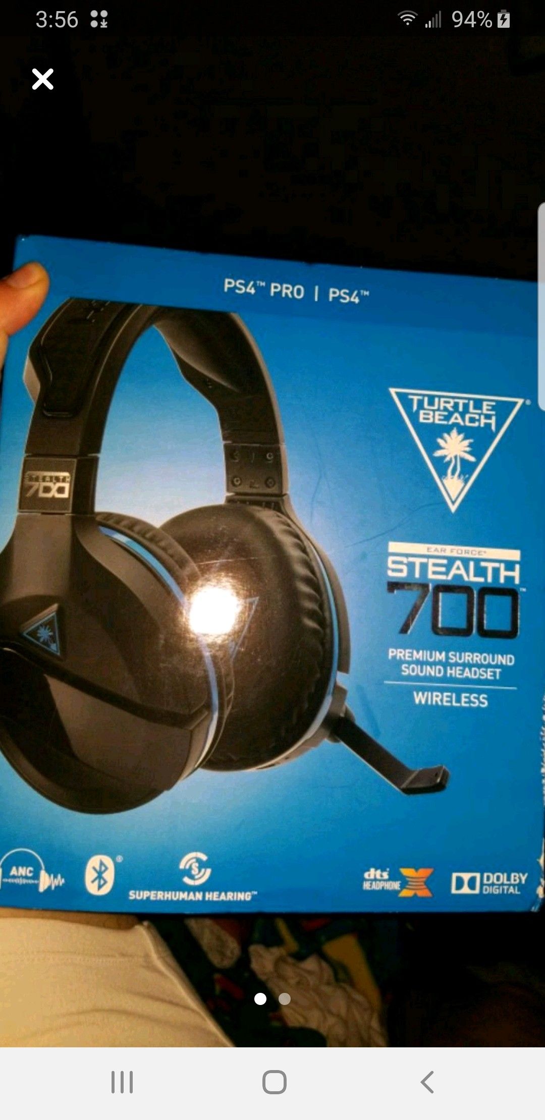 Ps4 Wireless Headset BRAND NEW NEVER OPENED
