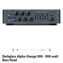 Dark Glass Alpha omega 900 Amp