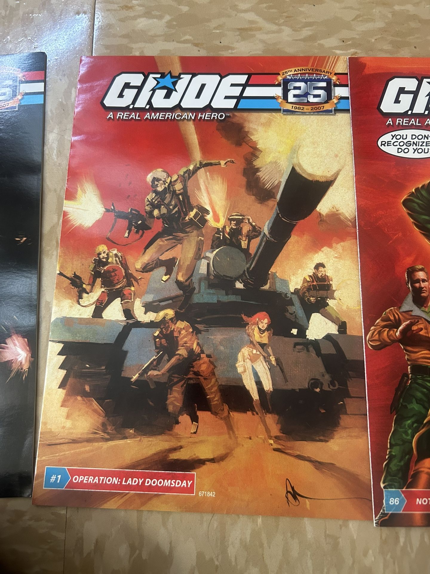 Gi Joe 25 Anniversary Operation Lady Doomsday Comic