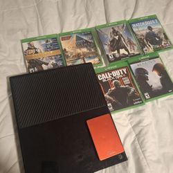 Xbox One Console With 6 Games And External Hard Drive ( 1TB )